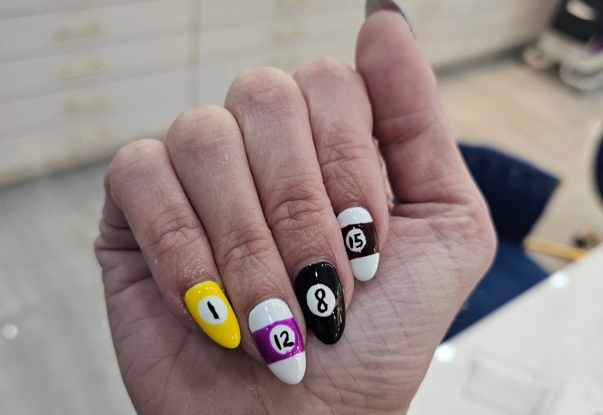 GoPlayPool's tweet photo. Have you done your nails lately? 💅 ❤️👍
#nails #manicure #poolrelated 
#goplaypool 
#goplaypoolapp https://t.co/ZEBLKCO73O