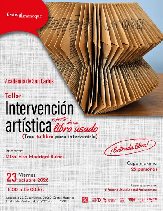 Image from Red de Bibliotecas y Archivos del Centro Histórico (@rbachcdmx)