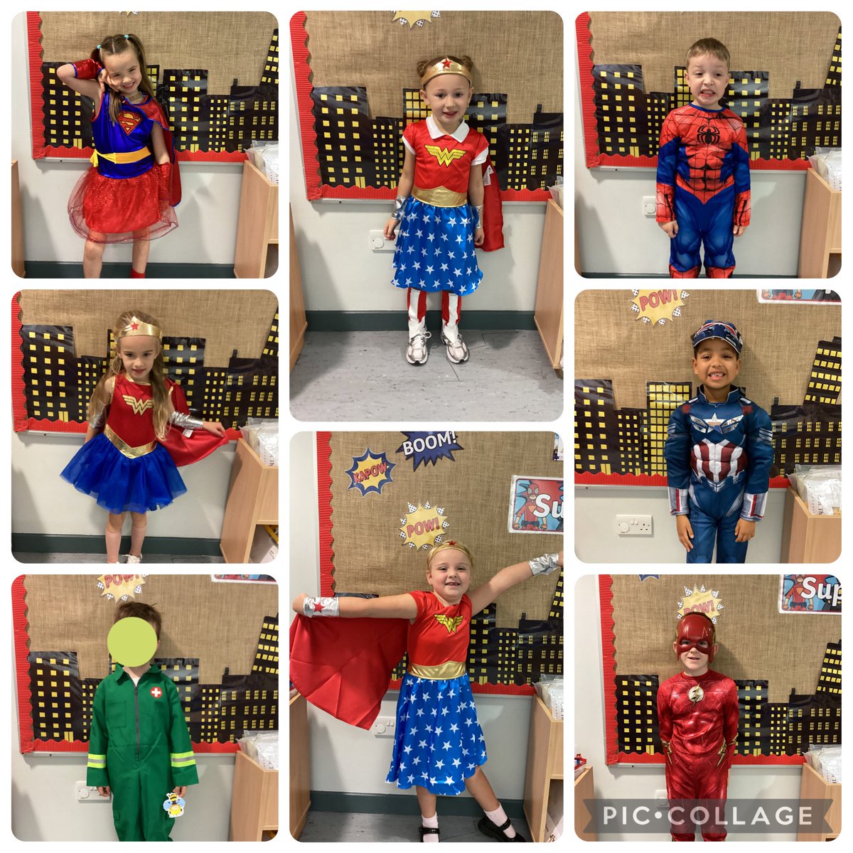 SpringwellYear1's tweet photo. Superhero Day!  🦸  @Springwellpark_ https://t.co/nDS09mJN6a