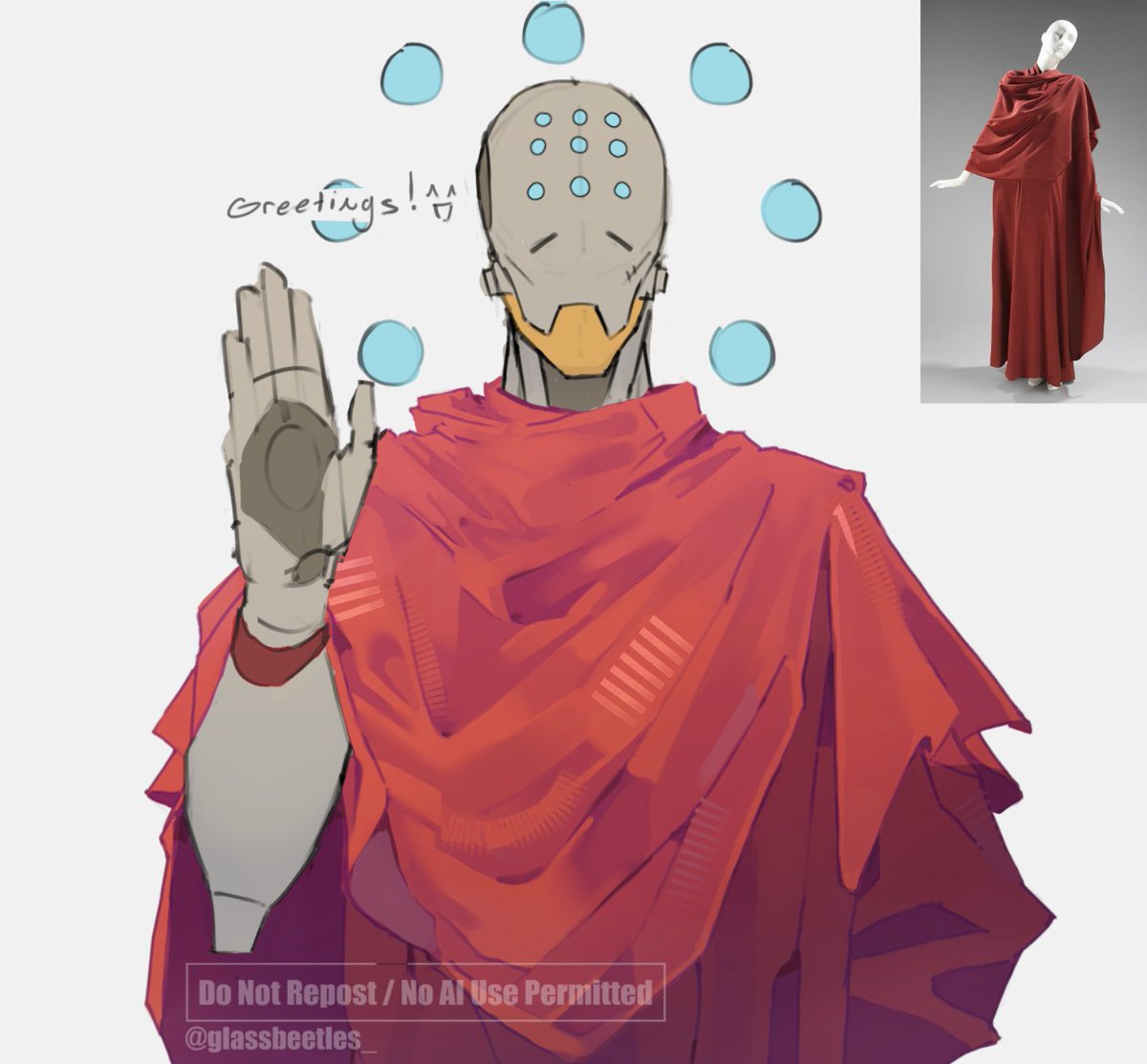 glassbeetles_'s tweet photo. morning doodle with some zenyatta https://t.co/bLjjeeTrj9