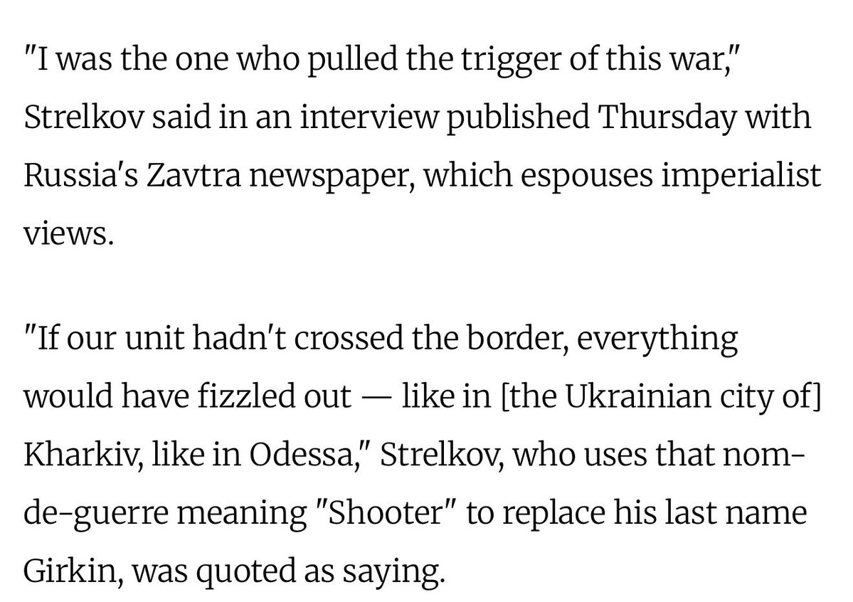 BillJohn65362's tweet photo. @Gemjam42069 @IamLandon_9 “The Russian separatists in Donbas in 2014 were Ukrainians at the time.” 

No they were literally Russians that crossed over from Russia, Russian soldiers “on vacation” they’d famously say: https://t.co/GLymzsJZGE
