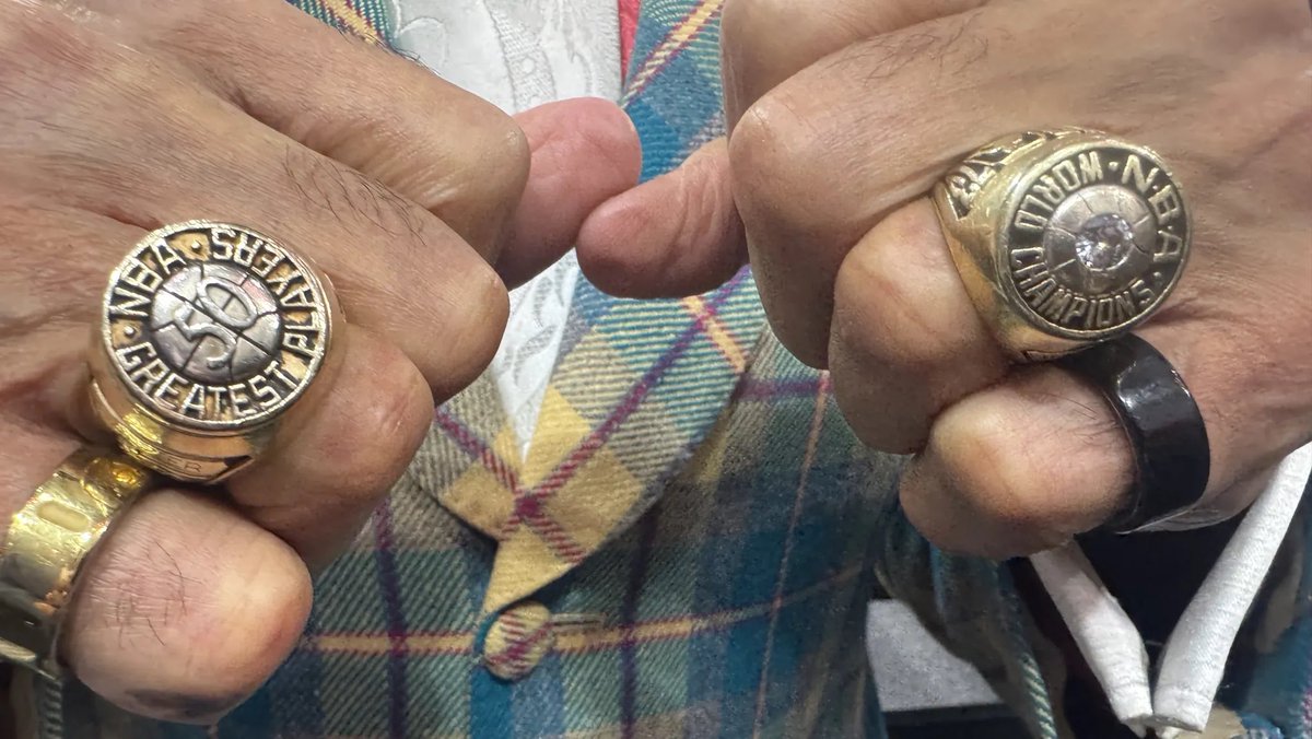 MSG_Rocking's tweet photo. The rings are just too big nowadays. You can’t actually wear them.

Meanwhile Clyde wears his two rings every day.

Don’t get me wrong, the 2026 rings are awesome.  But if I had to choose, I’d want something I can actually wear.  Something that reminds me every day for the rest of my life about what I earned.