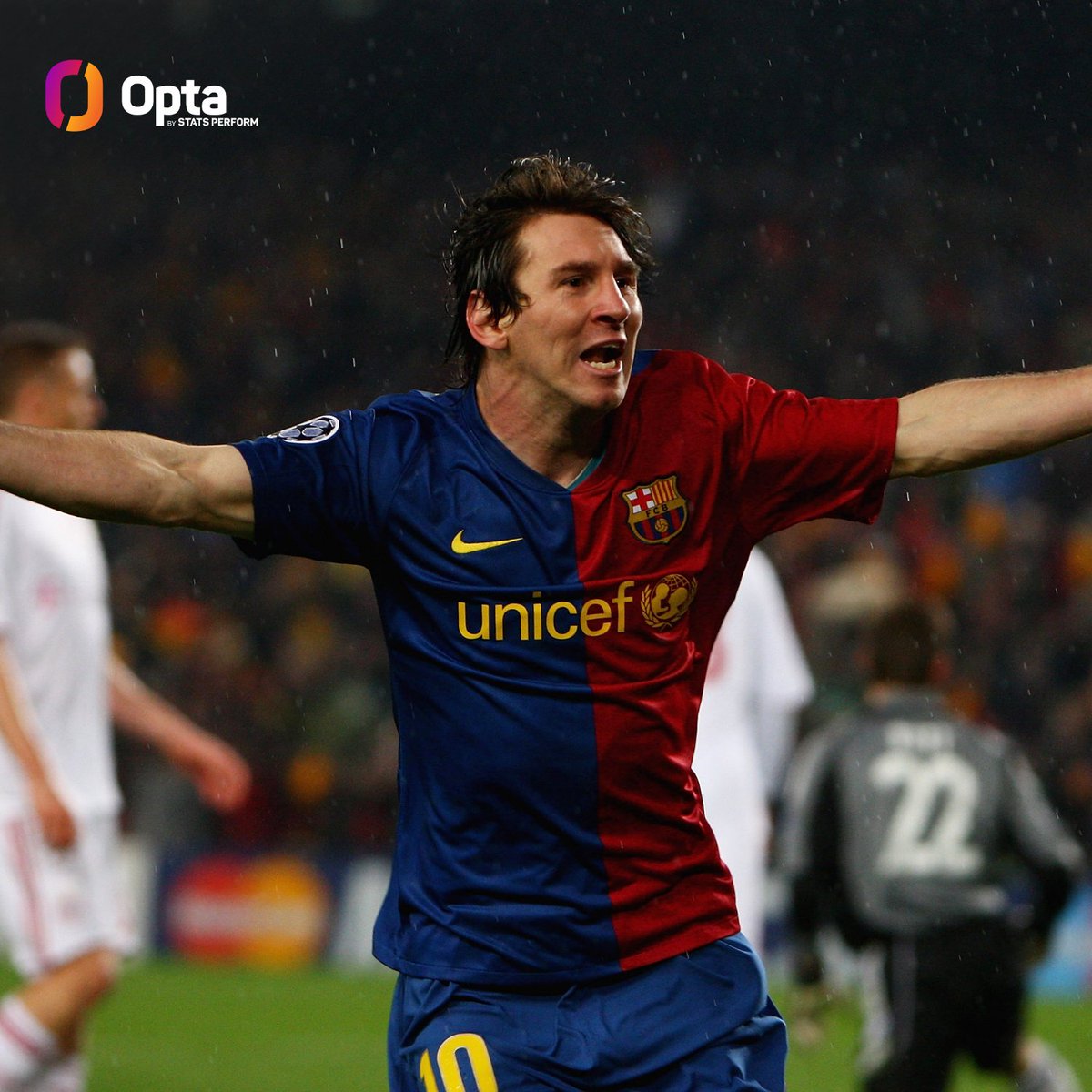 OptaJoe's tweet photo. 3 - Nico Paz is the youngest 🇦🇷 Argentinian player (22 years, 43 days) to be involved in three goals (2 goals, 1 assist) in a UEFA Champions League game since 21-year-old Lionel Messi in April 2009 against Bayern Munich.

Game-changer. https://t.co/3iZH5xQj08