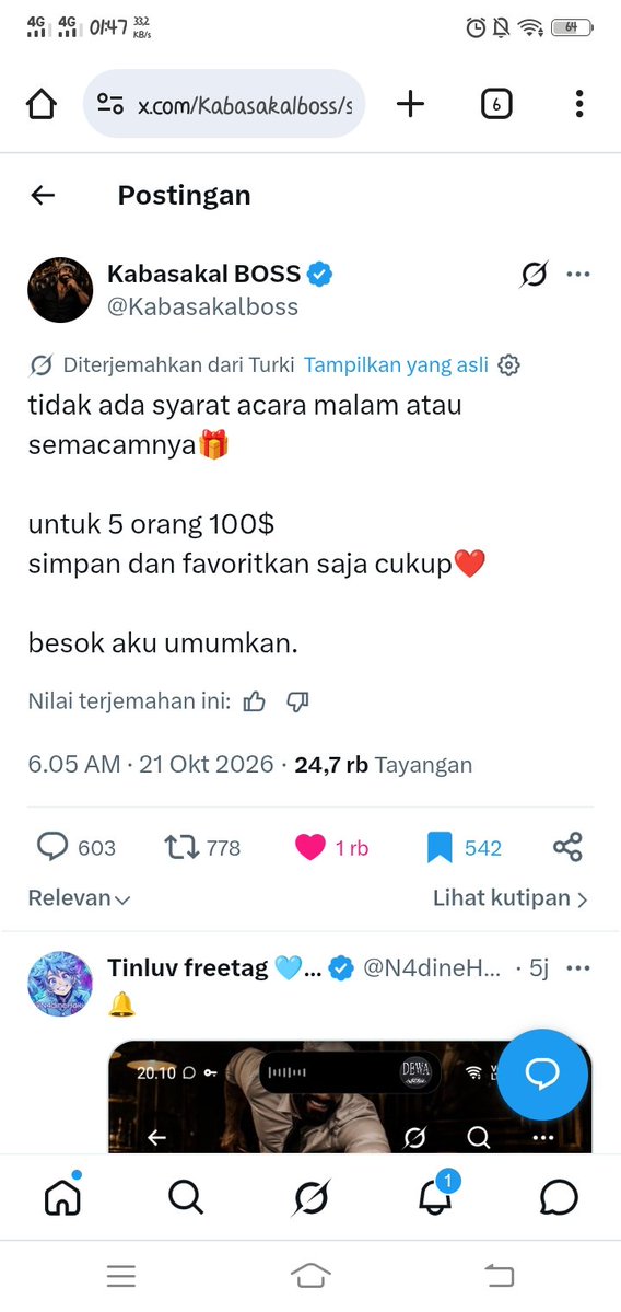 Ergsimon's tweet photo. @Kabasakalboss Notifiasi on🔔 https://t.co/3a8ogZEB0k