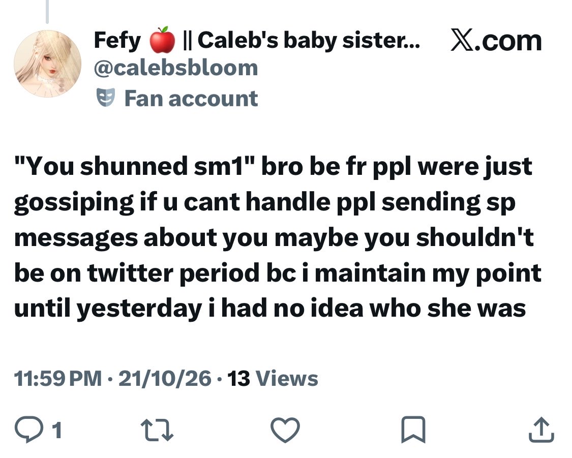 fluffangs's tweet photo. @Lillyvalkvain new update, she still thinks she is “gossiping” and not causing mads harassment 😂 i guess its fine if kids in school hear rumors and go around spread bullshit about others in public, that wont be bullying? https://t.co/99Xlv2lmfH