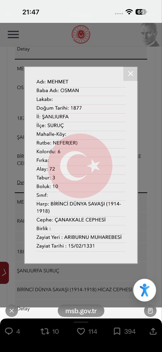 Johnyyug9f's tweet photo. @thhsynkrgz Dedem Allah sana rahmet eylesin mekanın cenneti Âlâ olsun https://t.co/t2P8GtgfvY