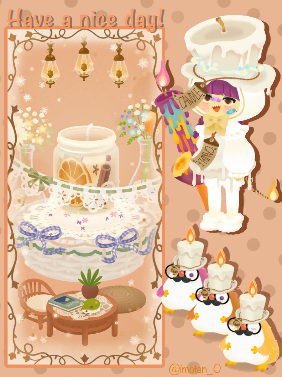 imotan_0's tweet photo. 『 暖かな日が続きますように🕯️◌𓈒𓐍 』 https://t.co/ZXvRf0Si9s