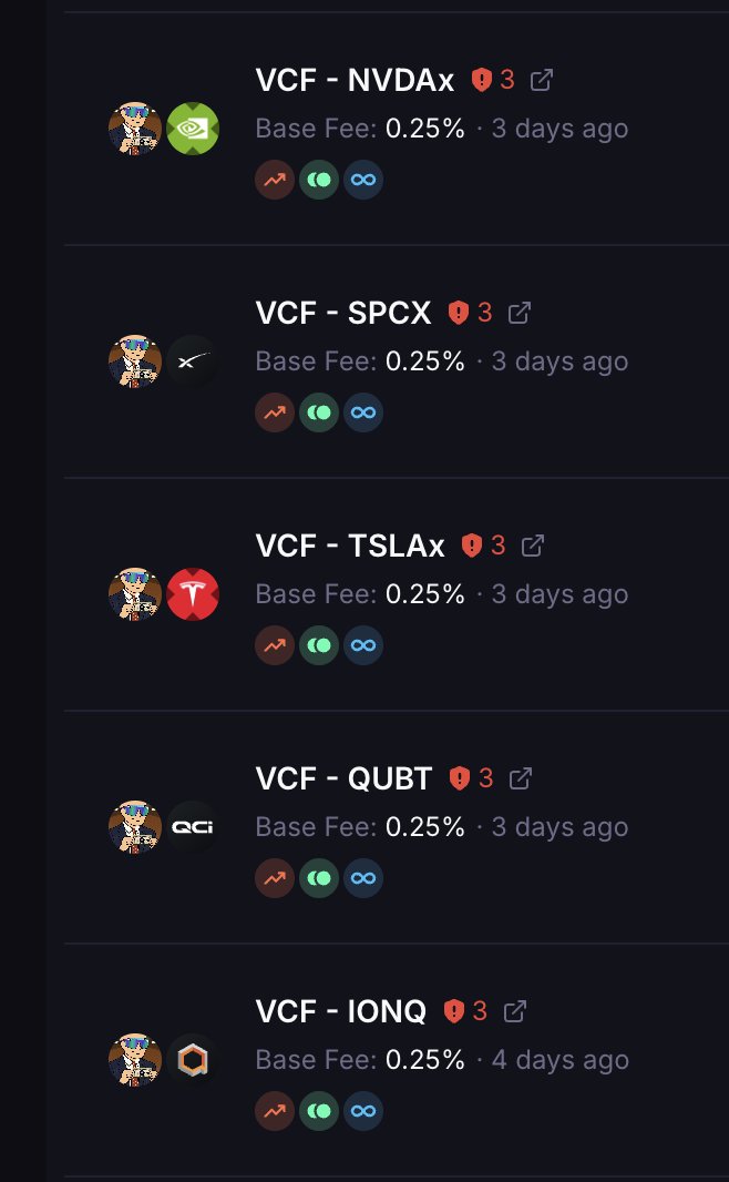 VCF__Crypto's tweet photo. We added some new stock pairs this past weekend

solana:VCFN4S4N2oK4FZvp2daHfhgWm7oWyAsthL1EakYDNDT is now paired with solana:Xsc9qvGR1efVDFGLrVsmkzv3qi45LTBjeUKSPmx9qEh, $SPCX, solana:XsDoVfqeBukxuZHWhdvWHBhgEHjGNst4MLodqsJHzoB, $IONQ, and $QUBT

All names that looked undervalued and fit our mission of providing holders exposure to the best emerging technology in the world 🚀