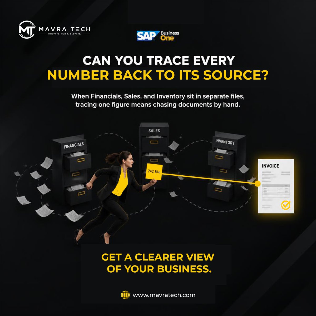 MavraTech's tweet photo. Can you trace every business number to its source?
SAP Business One connects key business data for clearer visibility and smarter decisions.
π https://t.co/tgEtbhvJrj
#SAPBusinessOne #ERP #MavraTech https://t.co/053yjDrFzB