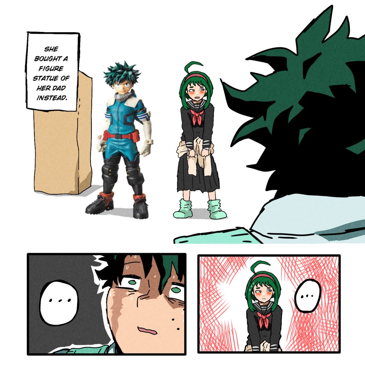 JVA_FanBoy02's tweet photo. Deku &amp; Uravity: Their Daughter's First Huge Allowance (Comic) #izuocha #MHAfanart https://t.co/iCR2ZC99Hi