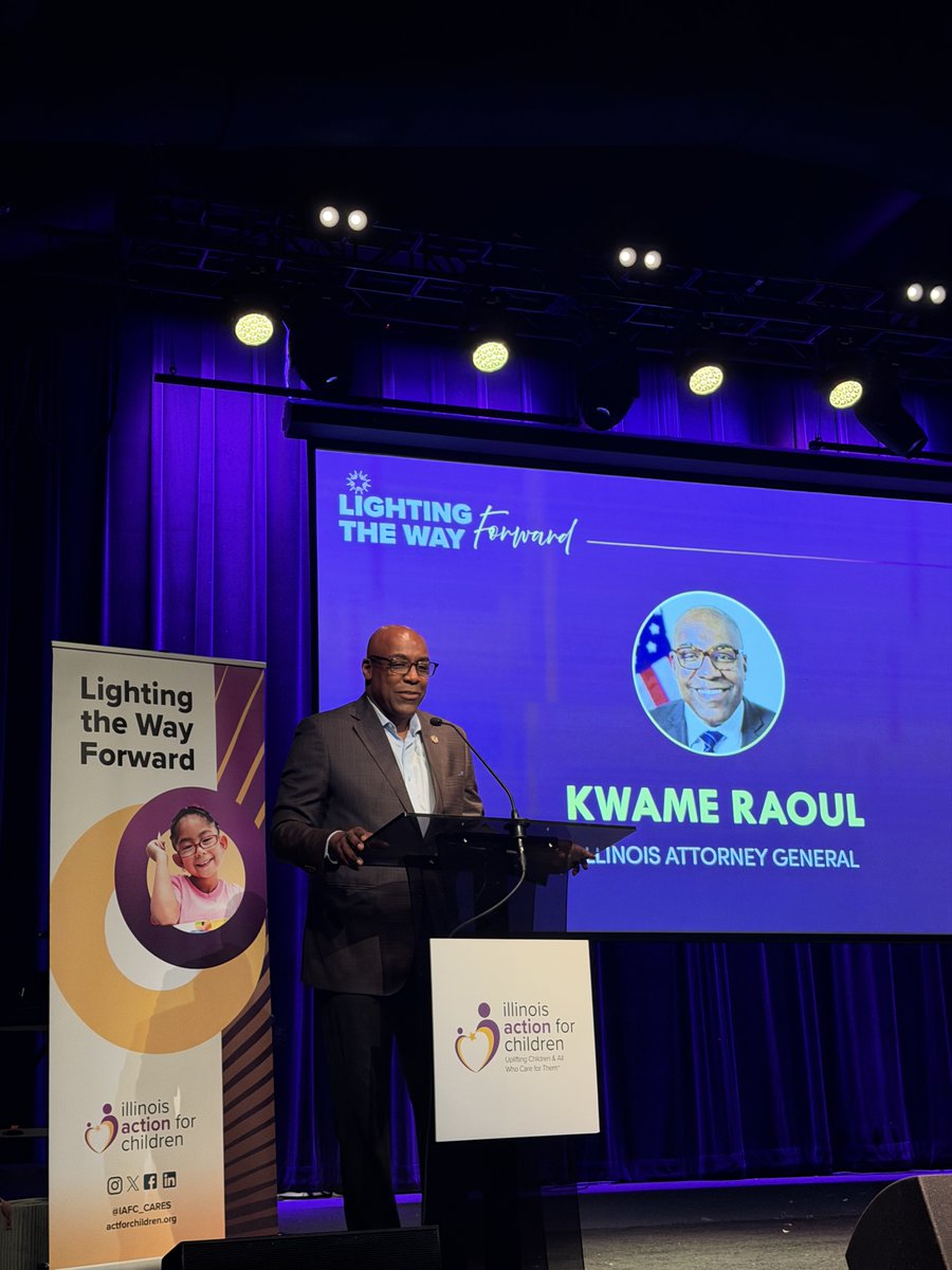 ILAttyGeneral's tweet photo. Thank you @IAFC_Cares for honoring me as one of the recipients of this year's Champion for Children Award. Every child deserves a bright future, and protecting children remains one of my top priorities as Attorney General. https://t.co/nVEtK4aFr5