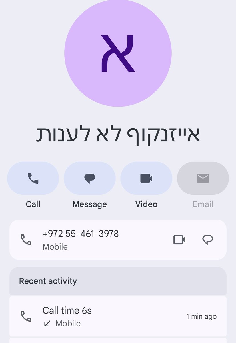 PrettySharpShot's tweet photo. בשש שיחה מביבי, עניתי 
בשש וחצי שיחה מטלי גוטליב, עניתי 
בשמונה שיחה מבן גביר, עניתי 
בתשע שיחה מאימא, עניתי 
עכשיו שיחה מאייזנקוף, לא עניתי https://t.co/6V2X7NNY39