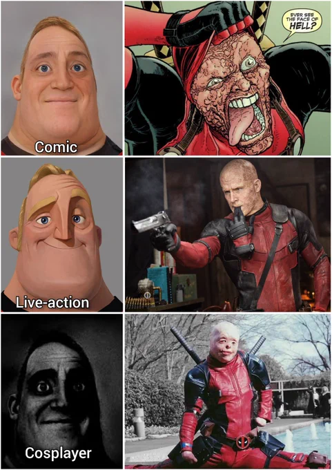 A burn survivor named Jadiant embraced his scars and cosplayed Deadpool without a mask. His story caught the attention of Ryan Reynolds himself.  

Ryan Reynolds’ exact comment:

Holy sh*t, Jadiant, this made my YEAR. Can't even describe what this post means to me. Also, I can do the splits… but only once a year. And it has to be in the lobby of a hospital.