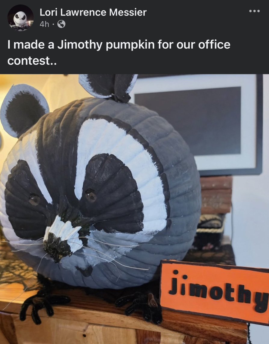 Jimothyworld's tweet photo. Jimb🎃ween https://t.co/pNv4AyL7oC