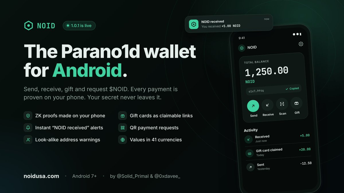 No1d_Wallet's tweet photo. We are believers. 
But believing isn't enough.
We want to help
We have a plan. 

Its simple. 
Bring as many people on earth as possible to the Noid ecosystem.
The wallet was the center piece.

Next comes the cultural layer. 

"ars vitam imitatur" 

$NOID #PARANO1D https://t.co/DVypFvetyU