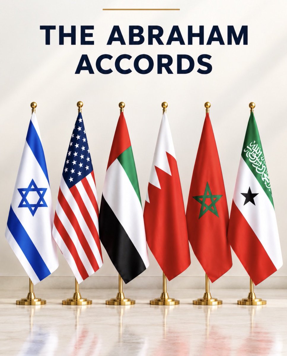 RepOfSomaliland's tweet photo. The Abraham Accords: 

Republic of Somaliland is ready to be part of a future built on peace, cooperation, mutual respect, and shared prosperity. 🕊️ https://t.co/UB7jgQNYoo