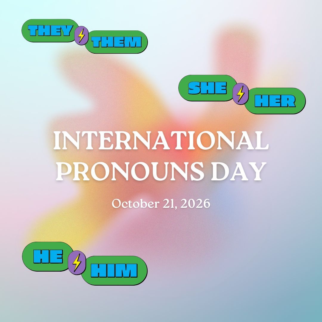 urbanuwt's tweet photo. You deserve to be seen, heard, and respected today and everyday. Normalize asking and sharing pronouns.
#internationalpronounsday #pronounsday #pronouns #whatareyourpronouns https://t.co/kpFuvhffGu