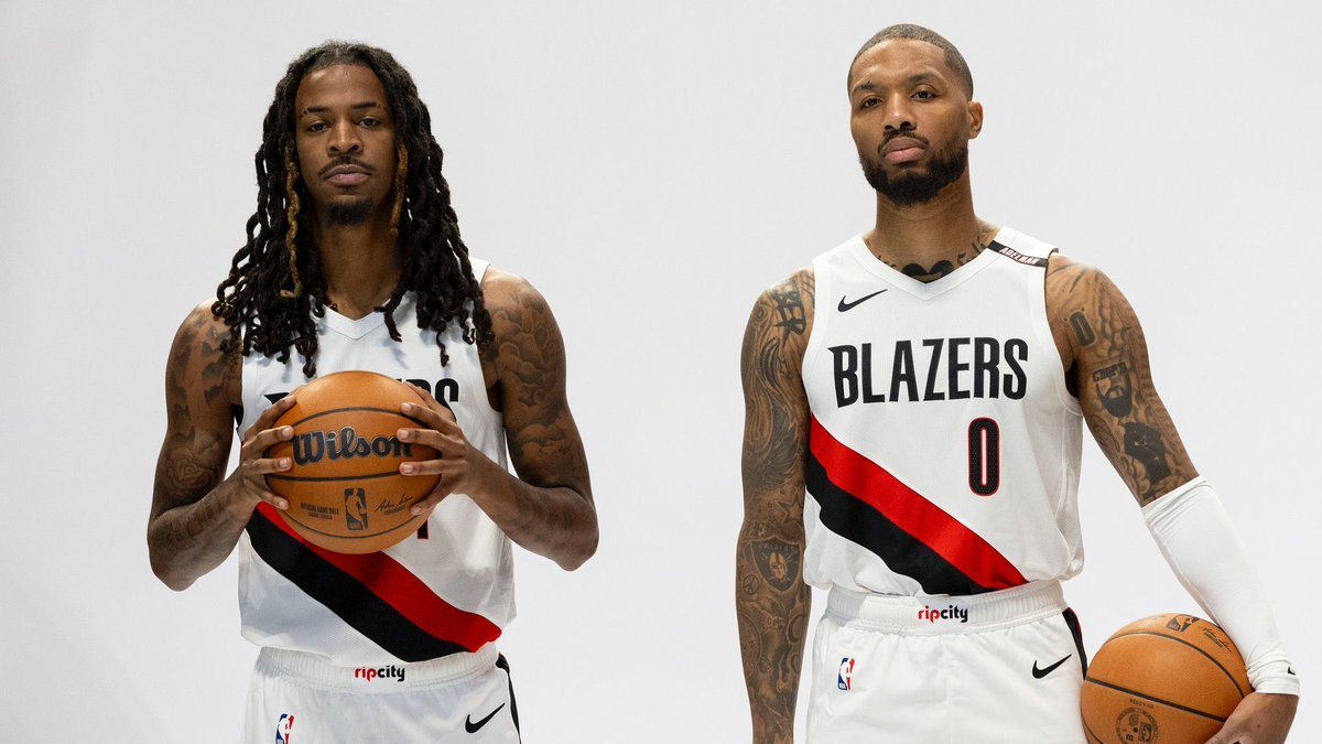 BlazersArgento's tweet photo. 🚨 AHORA

¡DAMIAN LILLARD Y JA MORANT SERÁ EL BACKCOURT TITULAR PARA ESTA NOCHE! https://t.co/jFAGx9d7rL