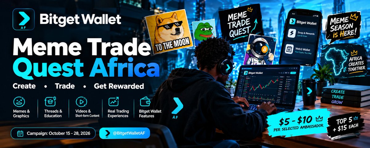 Meme Trade Quest Africa: Create, Trade, and Get Rewarded with Bitget Wallet