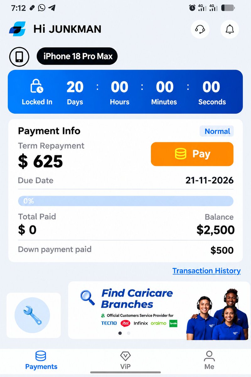 JUNKMANWEP3's tweet photo. Yo guys 😭
I made a big boy purchase… I went and get the iPhone 18 Pro Max on payment plan 💀📱
Now I have just 20 days to locked in, $625 repayment, $500 down…
Did I just make the best decision of my life or the dumbest financial decision ever? 😭😂
Be honest with me. 👇🏽 https://t.co/DgeJBzxIsv