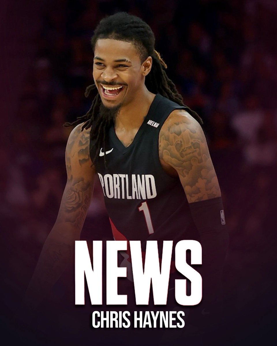 ChrisBHaynes's tweet photo. NEWS: The Portland Trail Blazers are starting Ja Morant in the backcourt alongside Damian Lillard to start off the 2026-27 season, league sources tell me. https://t.co/lQc5fcFN7Z