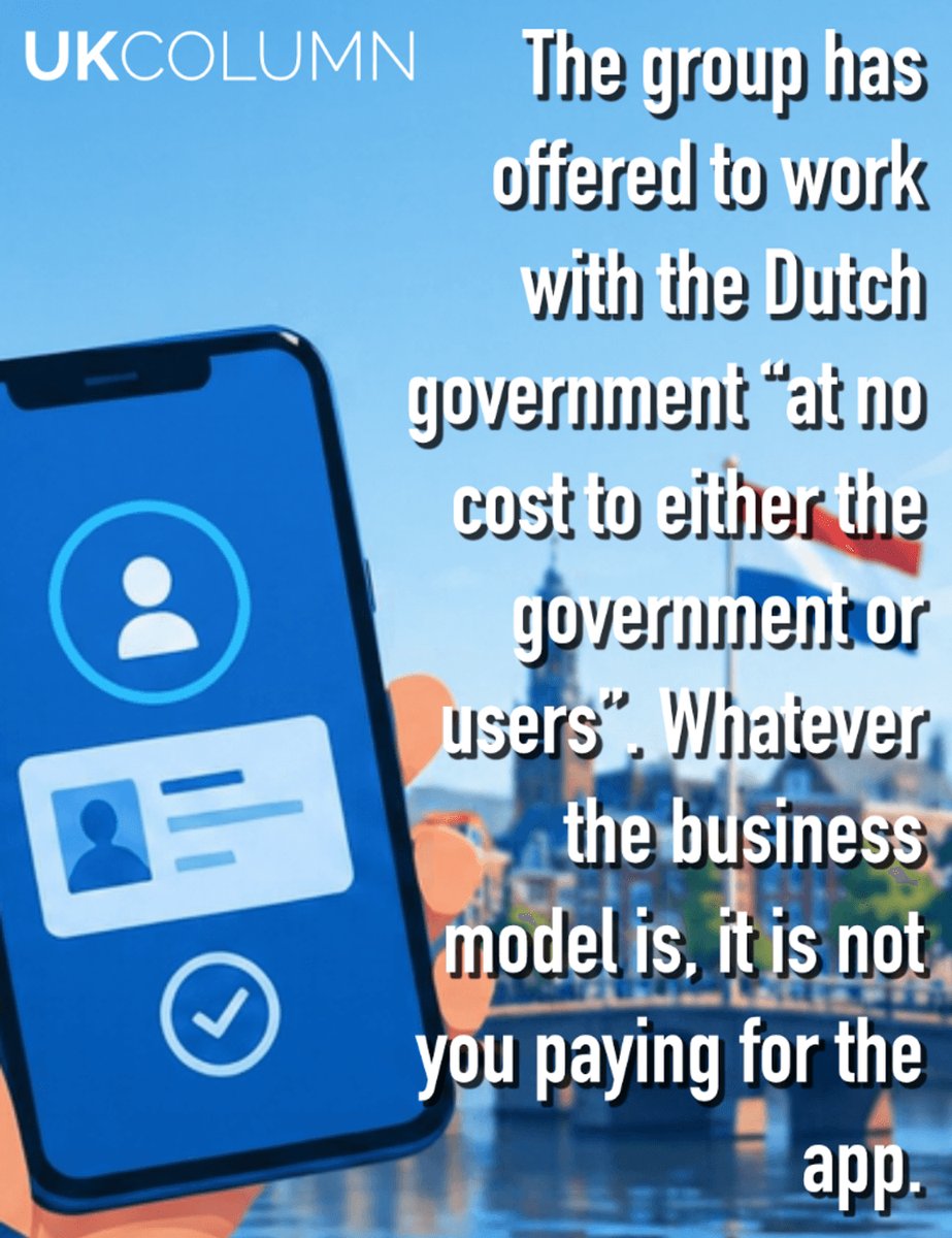 ukcolumn's tweet photo. Dutch businesses develop independent digital ID wallet MyCheck.

To see more like this, head to our website to subscribe to our weekly newsletter:
https://t.co/1MmchhGh7J

#DigitalID #Wallet #Money #Online https://t.co/lqQY0ZHt49