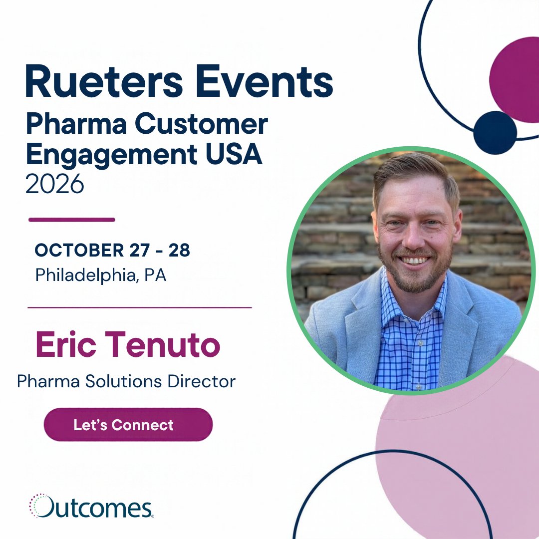 OutcomesOne's tweet photo. We’re heading to Philadelphia! 🙌

Join Dorrit Trate, Alexis Garcia, and Eric Tenuto at Reuters Events: Pharma Customer Engagement USA 2026, October 27–28. 

Be sure to connect with the team!

#RECustomerUSA https://t.co/MzkE0mjkcz
