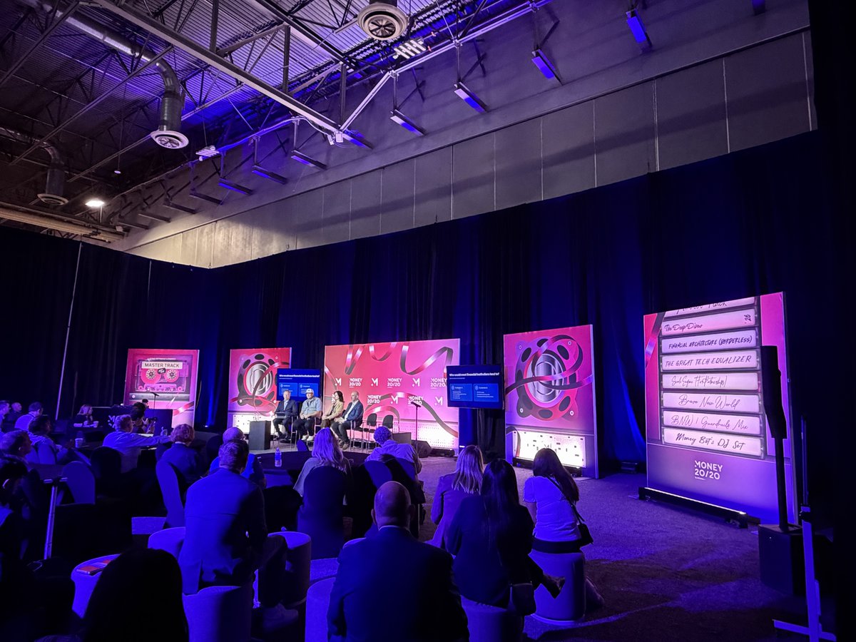 Q2_Software's tweet photo. Yesterday at @money2020, Q2 CTO Adam Blue joined Christian Widhalm, CEO of @bloomcredit, and Darlene Johnson, Chief Strategy &amp; Transformation Officer at @SuncoastCU, for a panel on “Invisible Prime: The Customers You Aren’t Seeing But Want to Bank.” 🚀

#Money2020 #DigitalBanking https://t.co/bidpailwjh