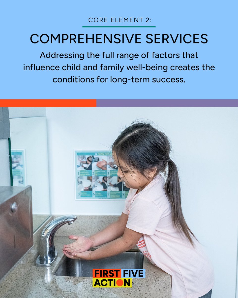 FirstFiveAction's tweet photo. Advocates agree: there are five core elements that make Head Start a success for millions of children, parents, and families! 🖐️ Swipe to learn more about each one, then click the link below to learn more: https://t.co/shKCiJpToq