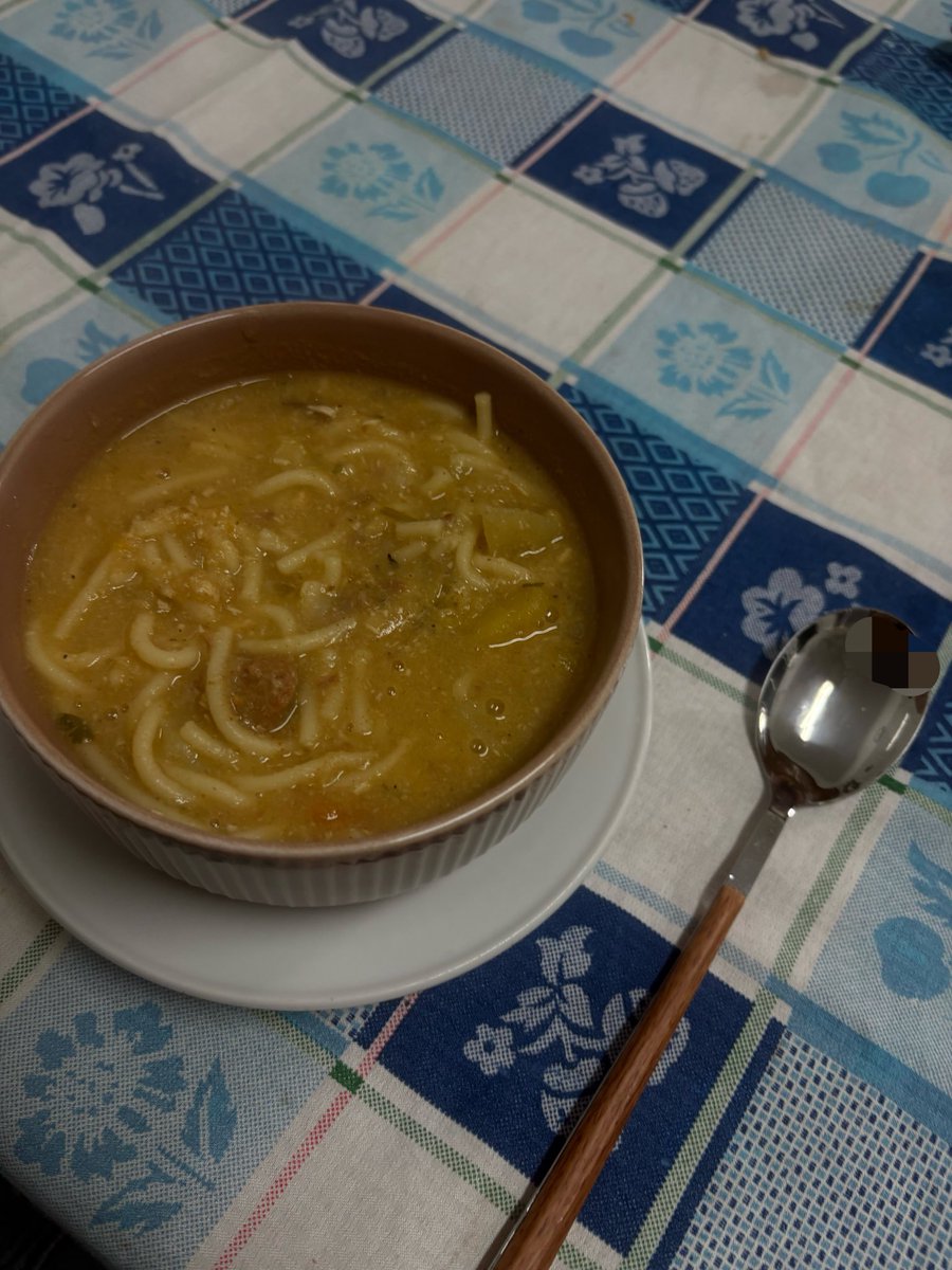 v0idcal's tweet photo. gente segunda e última refeição do dia 🙈
sopa q minha vó fez
+ou- 400kcal 
não comi tudo porem tava uma delícia 🤤 https://t.co/MMmetPCVWT