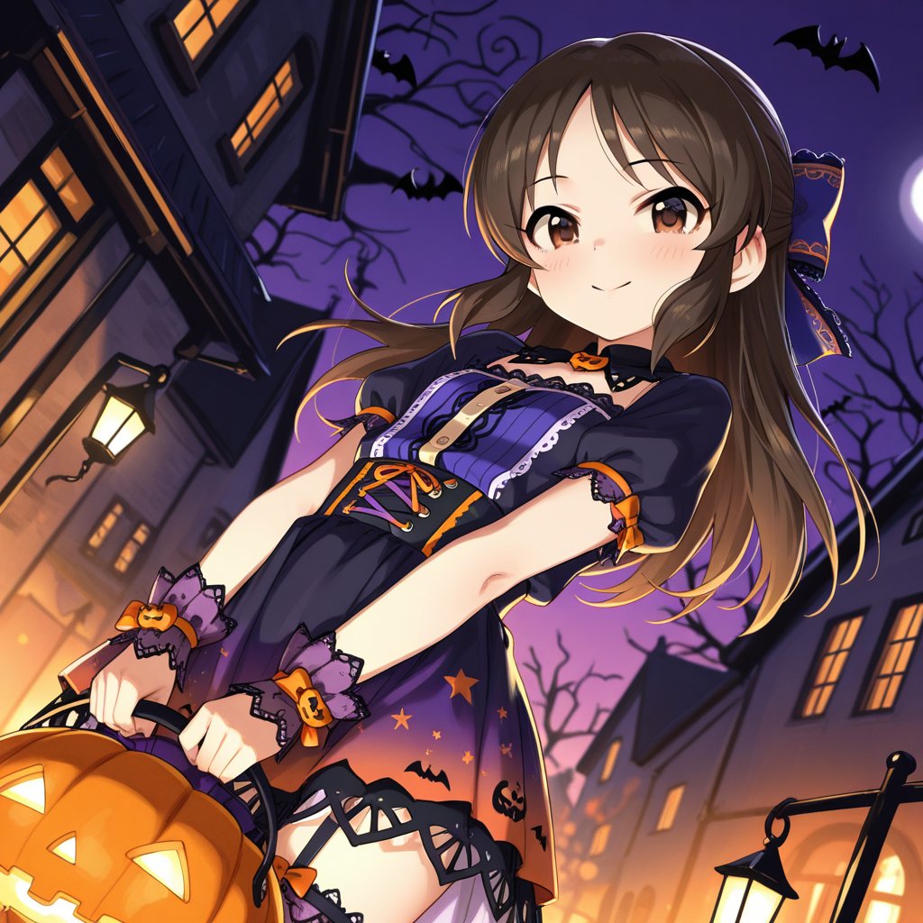 SAMONAI2026's tweet photo. ハロウィン🎃桃華👻ありす | SAMONAI #pixiv https://t.co/V2pIeavsc2 
#AIイラスト #デレマス #櫻井桃華 #橘ありす #ハロウィン 
pixivに10枚ずつ載せてます https://t.co/WbNZJYh4Ih