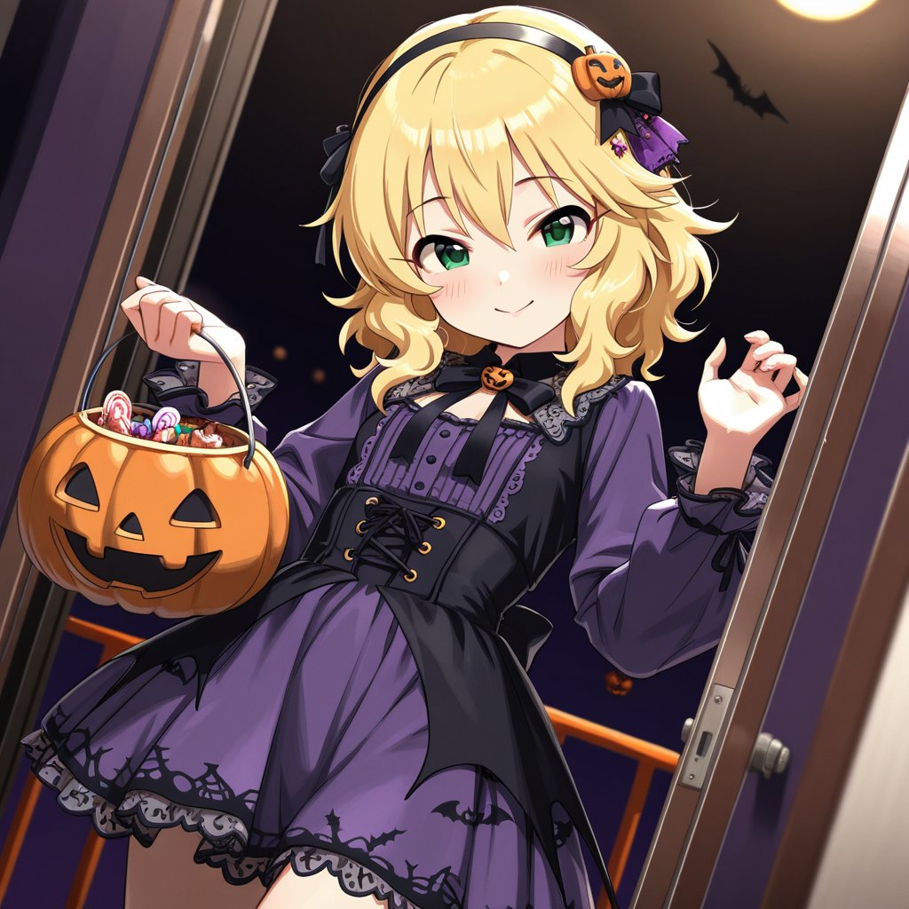 SAMONAI2026's tweet photo. ハロウィン🎃桃華👻ありす | SAMONAI #pixiv https://t.co/V2pIeavsc2 
#AIイラスト #デレマス #櫻井桃華 #橘ありす #ハロウィン 
pixivに10枚ずつ載せてます https://t.co/WbNZJYh4Ih