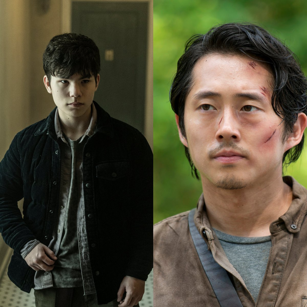 TvTWD's tweet photo. صدفة غريبة!

لوقان كيم ممثل شخصية (هيرشل) في Dead City انضم رسمياً لمسلسل Pagans على نتفلكس، وسيؤدّي دور ابن بطل المسلسل ستيفن يون (غلين).

الاب والابن يلتقيان ولكن في عالم مختلف تماماً..

#DeadCity https://t.co/6ZxfAIcBbW