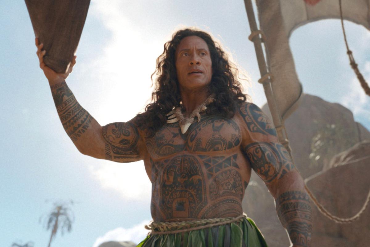 decider's tweet photo. Stream It Or Skip It: 'Moana' on Disney+, a Disney 'live action' remake boasting an even bigger and buffer Dwayne Johnson https://t.co/L5V1HhLw2N https://t.co/MNuqmEOL6n