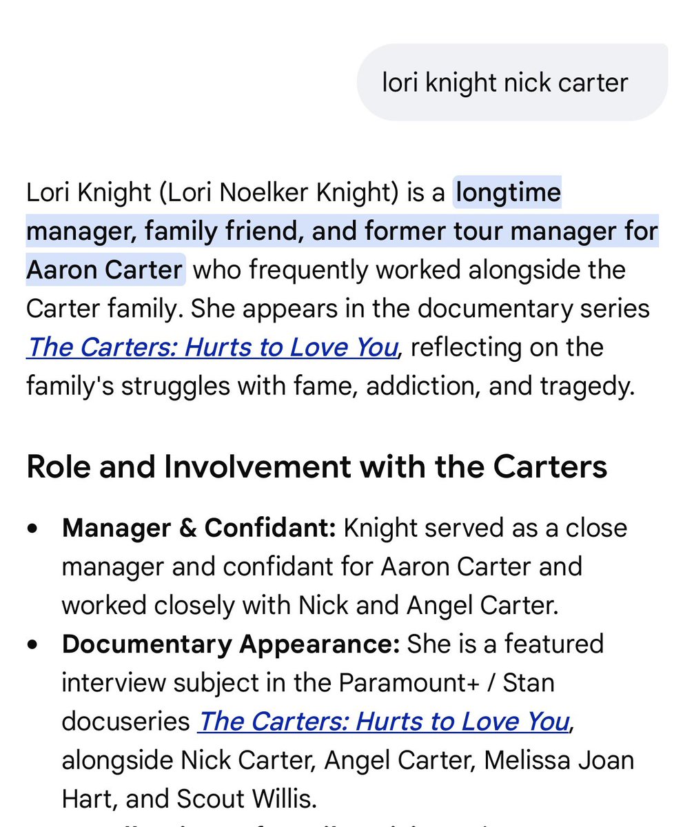 stellaroseallda's tweet photo. #nickcarter #backstreetboys #projectknightlight #jeffrey #murderforhire #aaroncarter @FBIDirectorKash AUG 23 2020 LORI KNIGHT- RICK BASTUBA I WORK DIRECTLY FOR ANGEL AND NICK... https://t.co/x3zahgeOVY via @YouTube https://t.co/ChVBx80rAl
