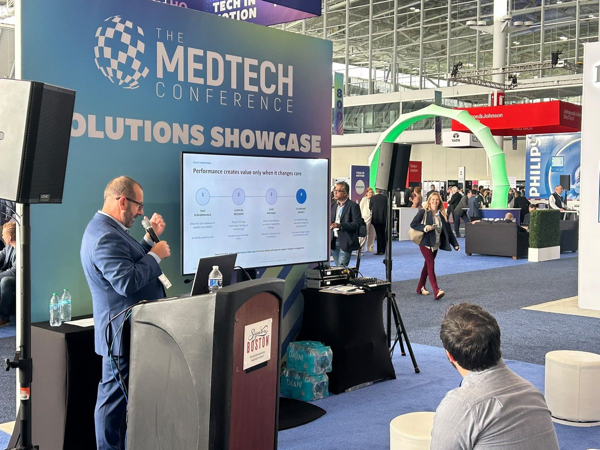 SonaNanotech's tweet photo. A closing idea worth keeping from #MTC26: performance only creates value when it changes care. For us that is the whole point of the work, a result only matters if it reaches the patients it is meant to help. #MedTech https://t.co/HbQXLmgO1S