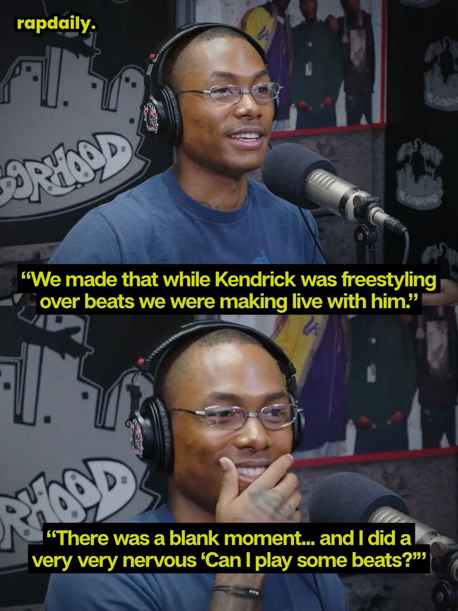 RapDaily's tweet photo. Long before Steve Lacy was making chart-topping hits like “Bad Habit,” he was making music on his iPhone.

It was on that phone that Steve produced a demo that landed on Kendrick Lamar’s ‘DAMN.,’ and he recently told BigBoyTV the story. https://t.co/RLvUfOeKZ2