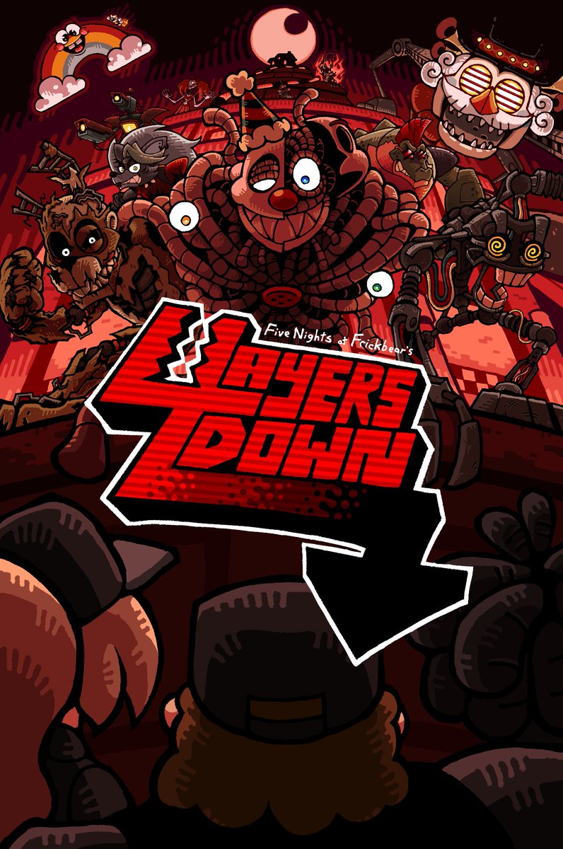 bobberbobman's tweet photo. Heed the Angel, or be doomed to wander.

Five Nights at Frickbear's: Four Layers Down releases at 11:00 AM EST tomorrow! Be there or be bear. https://t.co/uGtETwDYCx