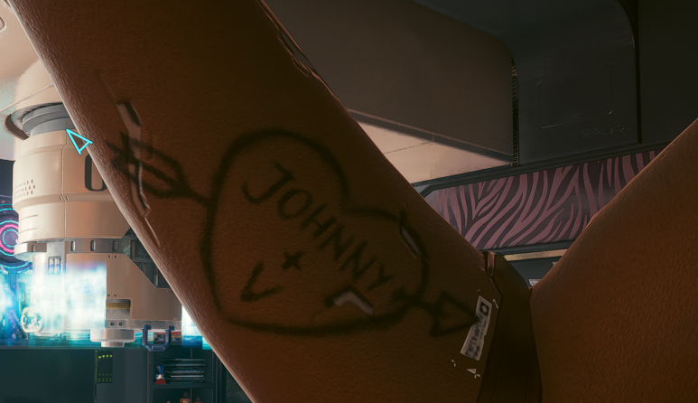 theREALgramp's tweet photo. this tattoo johnny gives you should have been on V's asscheek #NGL https://t.co/1iwjMafxpk
