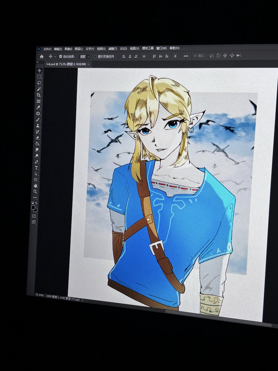 LrisYuylku's tweet photo. #ゼルダの伝説ブレスオブザワイルド
#LINK  

同じ空なのに、なぜ久しぶりなのですか？ https://t.co/W1rEvB5LhW