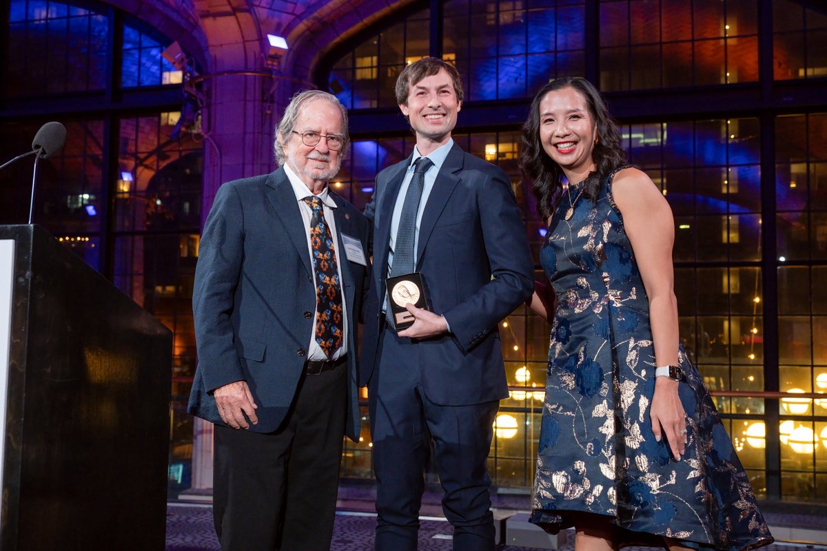 CancerResearch's tweet photo. An incredible evening celebrating #CancerResearch! ✨

Last night, we gathered in NYC for our 2026 Annual Awards Gala to honor those advancing #cancerimmunotherapy, including Reed Jobs, Eric Vivier, DVM, PhD, and Joseph Sun, PhD.

Read the recap: https://t.co/WfwN9DMGWp https://t.co/dYHcmKSayV