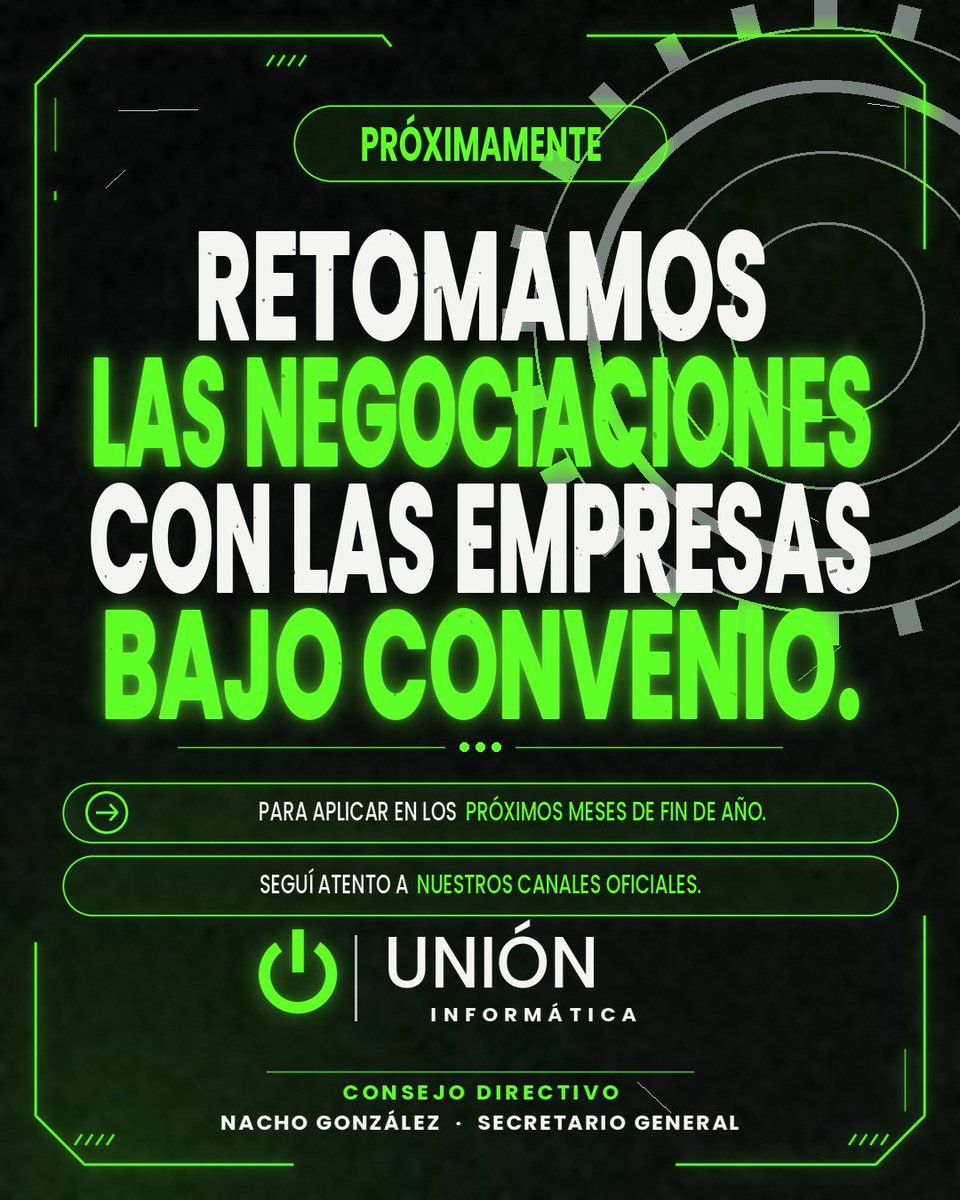 unioninf's tweet photo. 📣 La inflación no espera. La actualización tampoco.

Según el INDEC, la inflación de septiembre fue de 1,9% Acumula 23,6% en lo que va de 2026 y 33,4% interanual.

Cada mes, los precios le restan poder de compra a tu salario. Por eso es necesario que se actualice lo correspondiente a septiembre, octubre y noviembre.

🔜 Próximamente retomamos las negociaciones con las empresas bajo convenio, para definir la actualización que se aplicará en los últimos meses del año.

Seguí atento a nuestros canales oficiales: te vamos a ir informando cada novedad.

#UniónInformática #Sindicato #Informáticos #Convenio #Paritarias