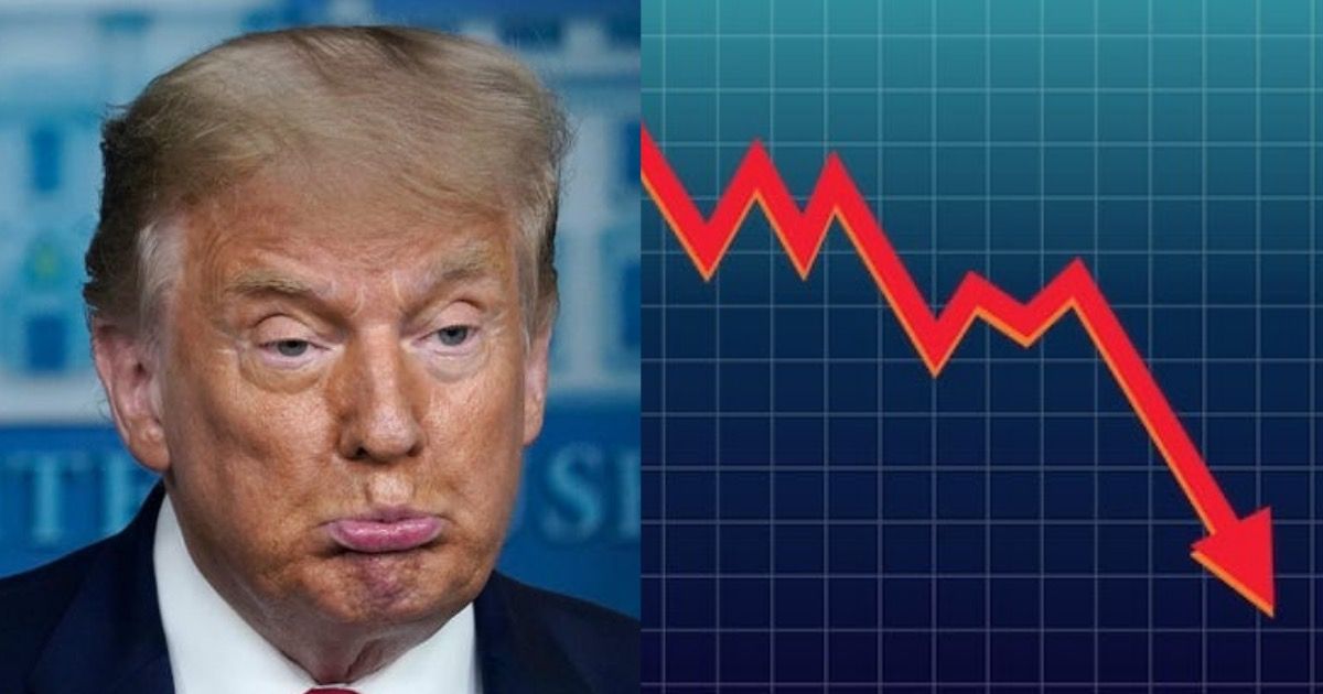 GOP__Ls's tweet photo. 🚨 BREAKING: Donald Trump's approval rating has fallen to its lowest level in history, just before the midterms. https://t.co/hRrWzCxRcs