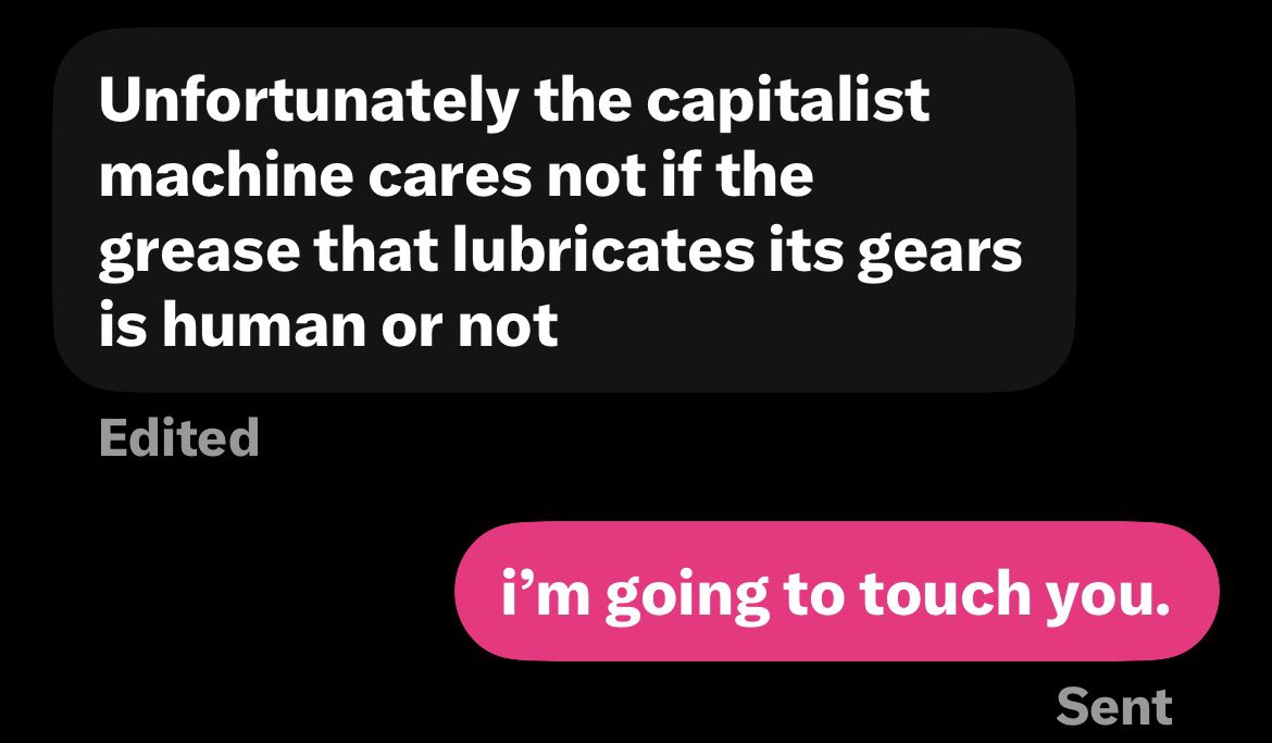 simplesuccubus's tweet photo. it’s just me and my army of woke pervs against the world https://t.co/9cU7QyO0lf