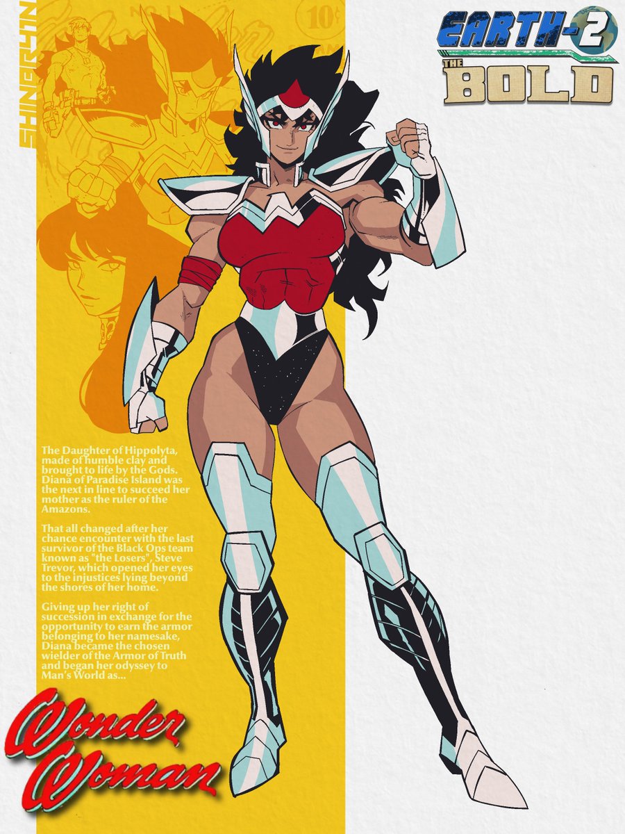 shinBR41N's tweet photo. Earth-2: the Bold
WONDER WOMAN - Diana of Paradise Island https://t.co/mbqD7rU01r
