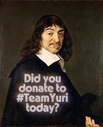 olimanagraphics's tweet photo. Descartes has raised enough money for an anti-drone shotgun 😮. 
And what have you done for the Warriors of Light today? https://t.co/pXQjxyzIvm