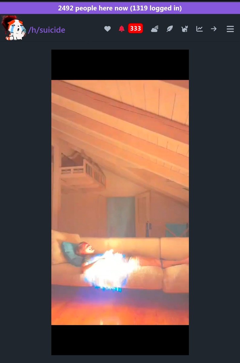 VitoComedy's tweet photo. Currently watching the Stickrun guy burn himself to death.

Internet really is a wild place. https://t.co/FznBrlPAWG