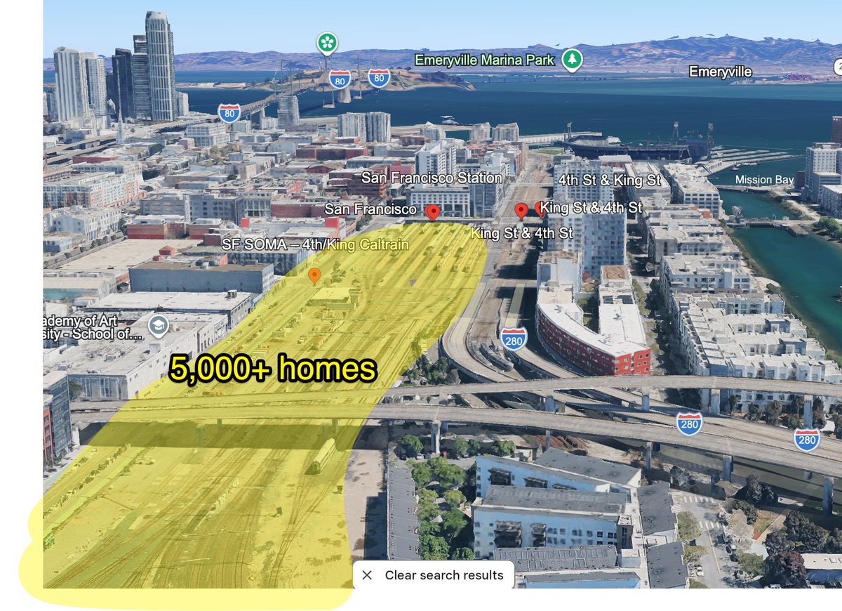 rexsalisbury's tweet photo. SF Nimbys: "we don't have space for more homes, if we did...what about traffic!?"

Developers: "ok, how about we put 5,000+ homes on top of an ugly railyard, rebuild the train terminal and add lots of shops".

SF Nimbys: "f*ck" https://t.co/gmOOatBwEH