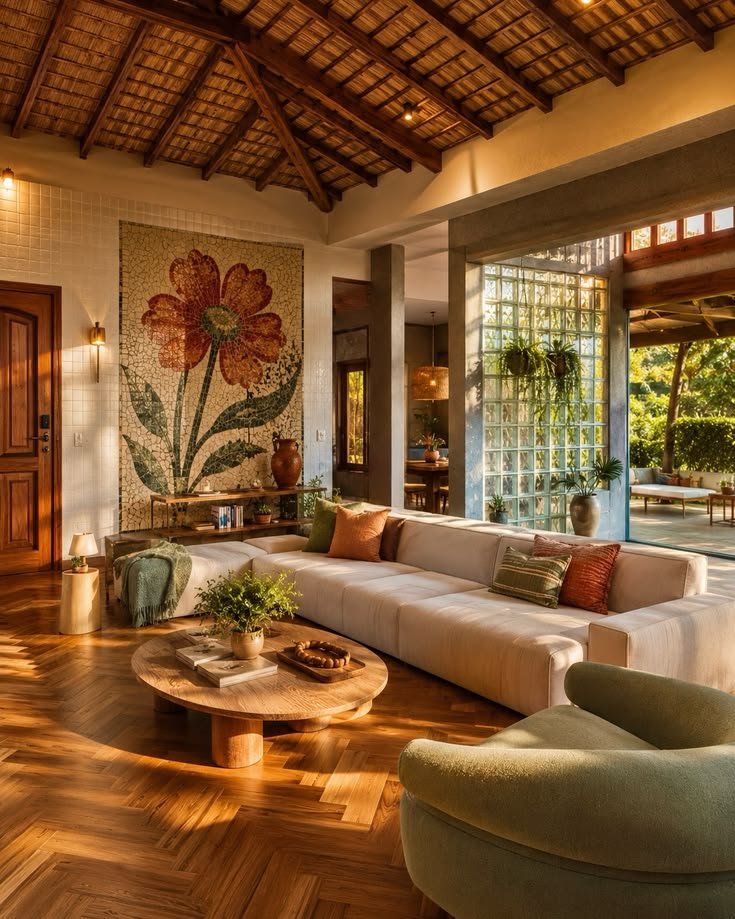 Arthetec's tweet photo. Botanical Mosaic &amp; Glass Block https://t.co/KzQEC5989V