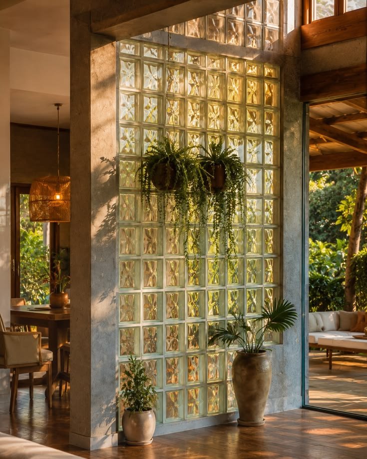 Arthetec's tweet photo. Botanical Mosaic &amp; Glass Block https://t.co/KzQEC5989V
